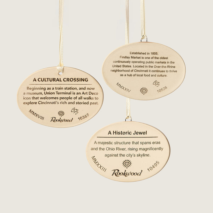 City Scene Ornament Trio, Teton