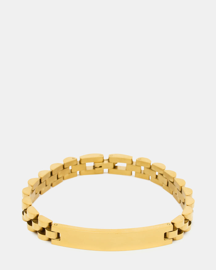 CLASSIC WATCH Gold Link Bracelet | Steve Madden