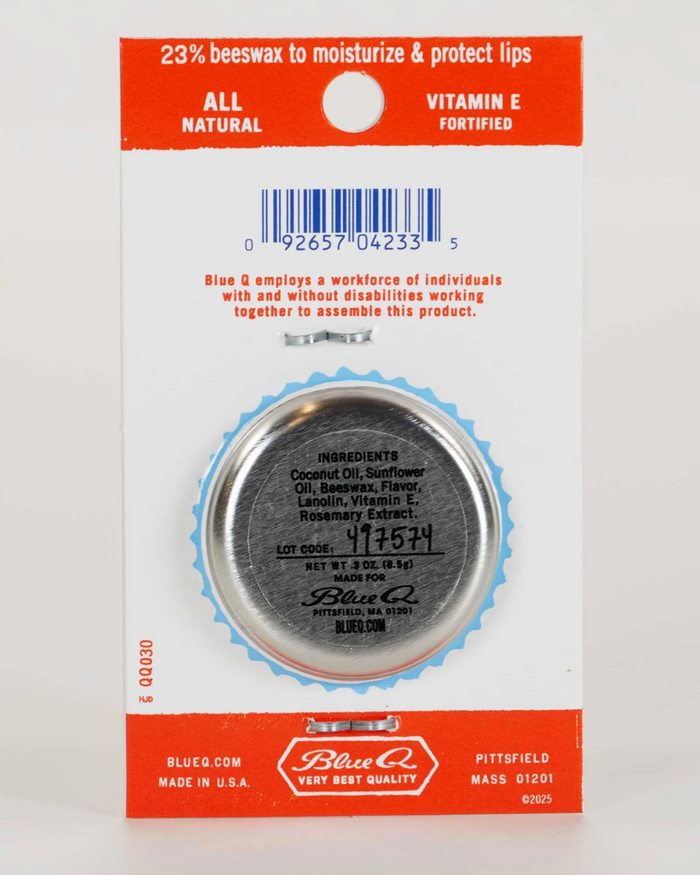 lip shit lip balm tin by Blue Q sold by Le Monkey House