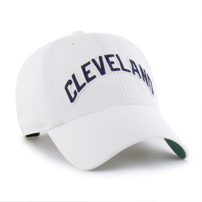 CLEVELAND GUARDIANS COOPERSTOWN GRANDSTAND PIQUE SCRIPT '47 CLEAN UP