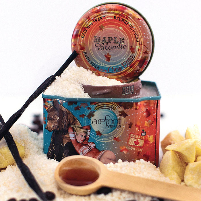 Cocoa Butter Bath Soak Tin - Maple Blondie