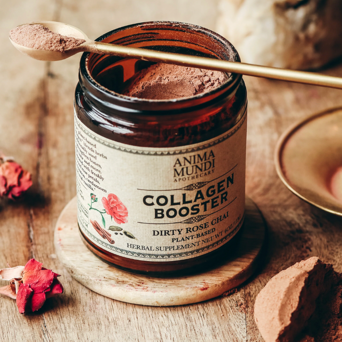 collagen booster powder diry rose chai