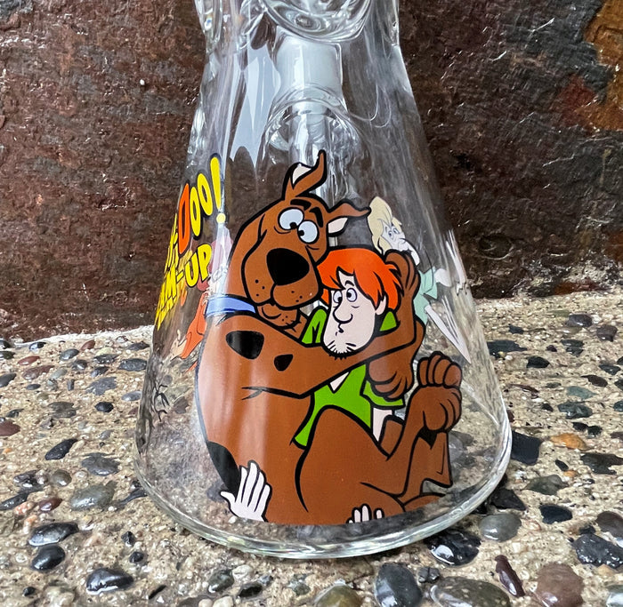 Collectible 14" Thick Heavy Glass Beaker Bong Scooby Doo Design 2 - Bowls