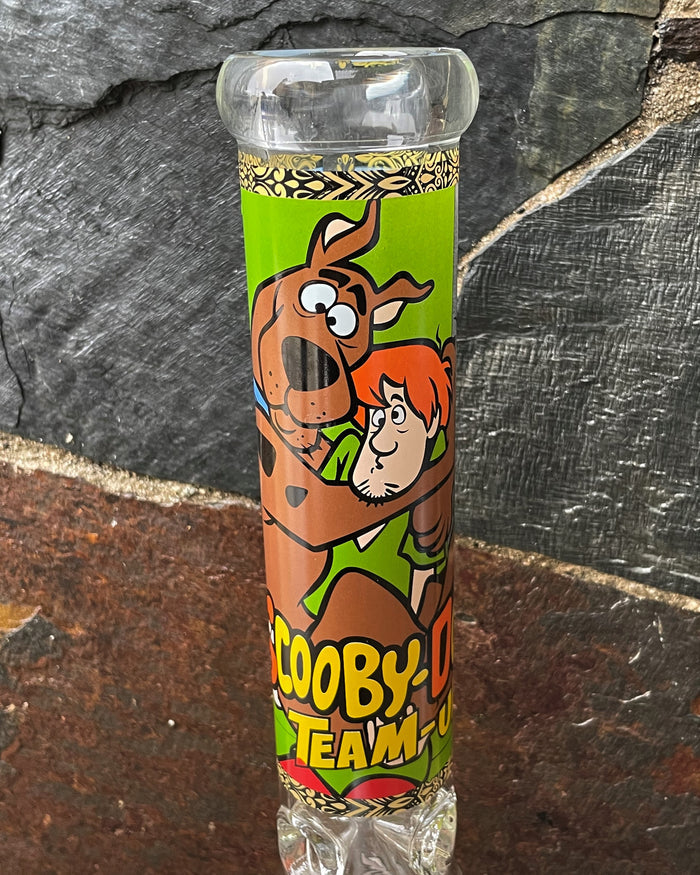 Collectible 14" Thick Heavy Glass Beaker Bong Scooby Doo Design 2 - Bowls