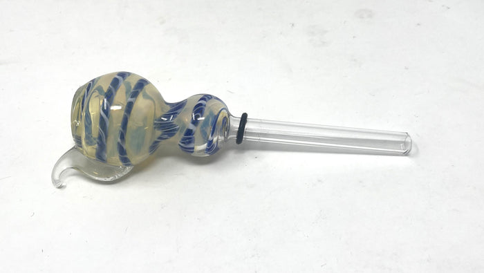 Collectible Thick Fumed Bowl Slide Downstem Bowl attached