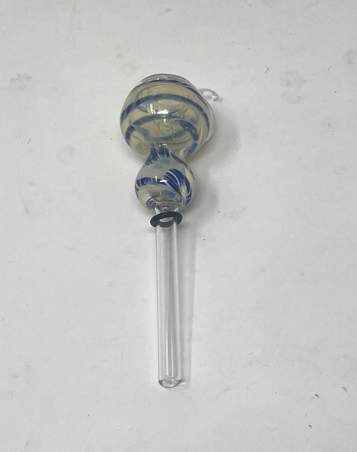 Collectible Thick Fumed Bowl Slide Downstem Bowl attached