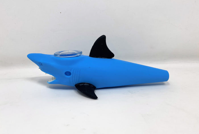 Collectible Thick Silicone Unbreakable 5.5" Shark Hand Spoon Pipe Bowl