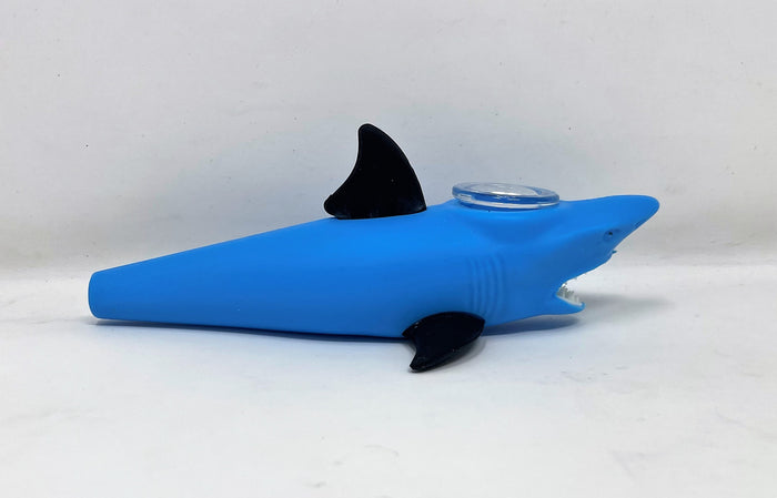 Collectible Thick Silicone Unbreakable 5.5" Shark Hand Spoon Pipe Bowl