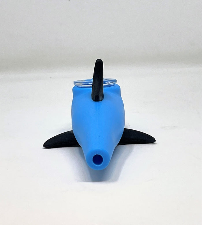 Collectible Thick Silicone Unbreakable 5.5" Shark Hand Spoon Pipe Bowl