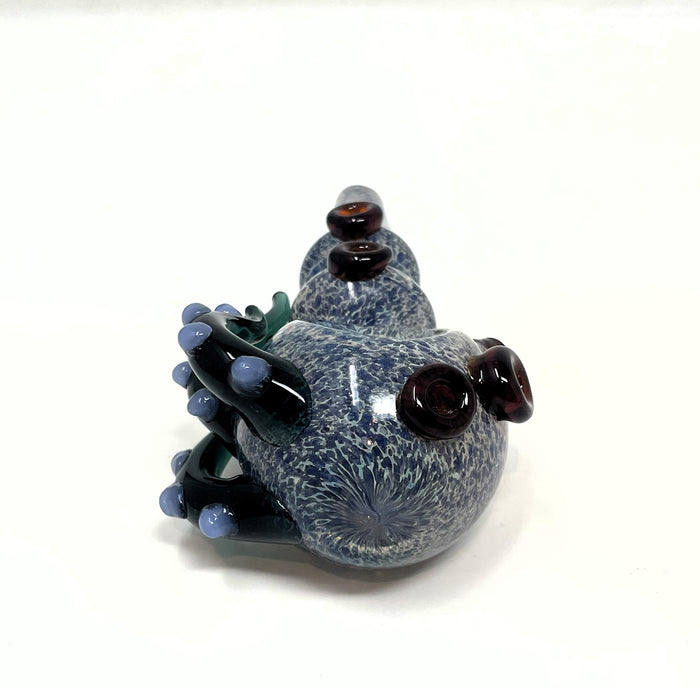 Collectible Unique Handmade Thick Glass 6" Hand pipe