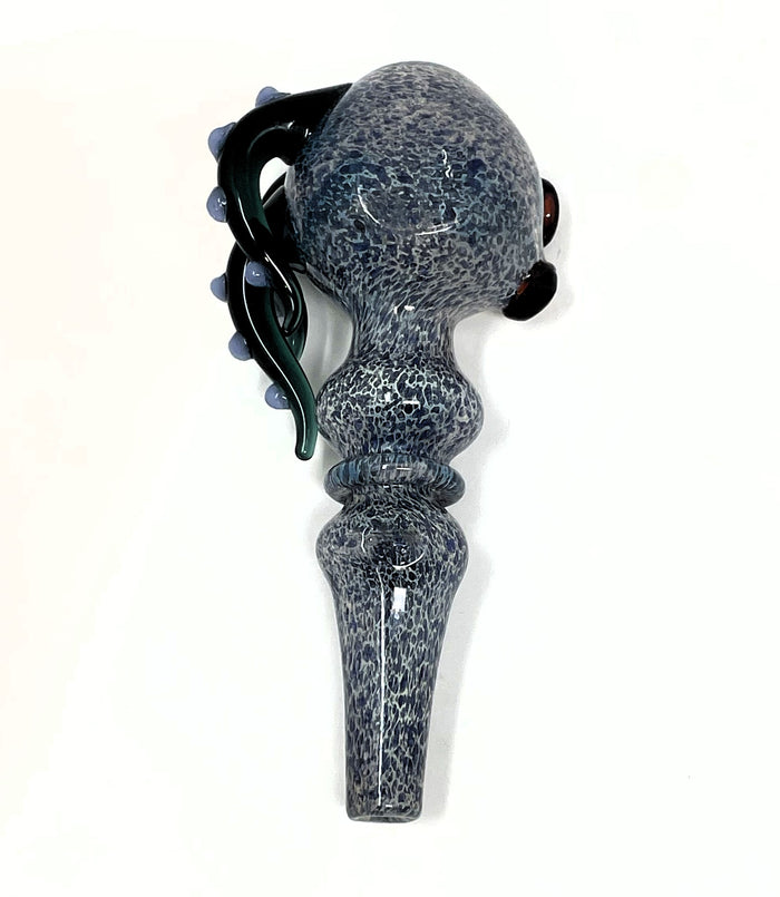 Collectible Unique Handmade Thick Glass 6" Hand pipe