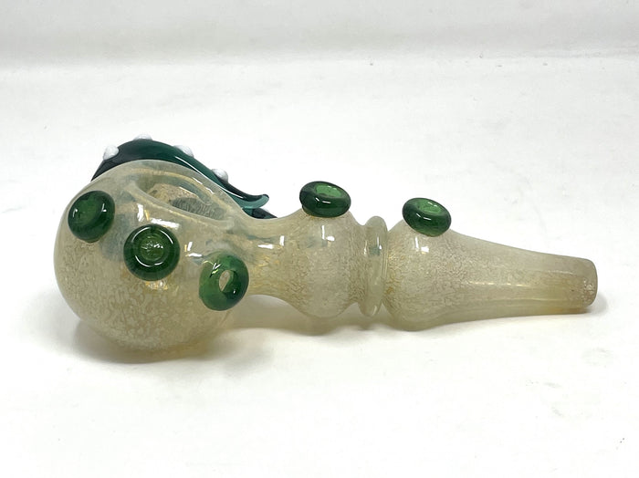 Collectible Unique Handmade Thick Glass 6" Hand pipe