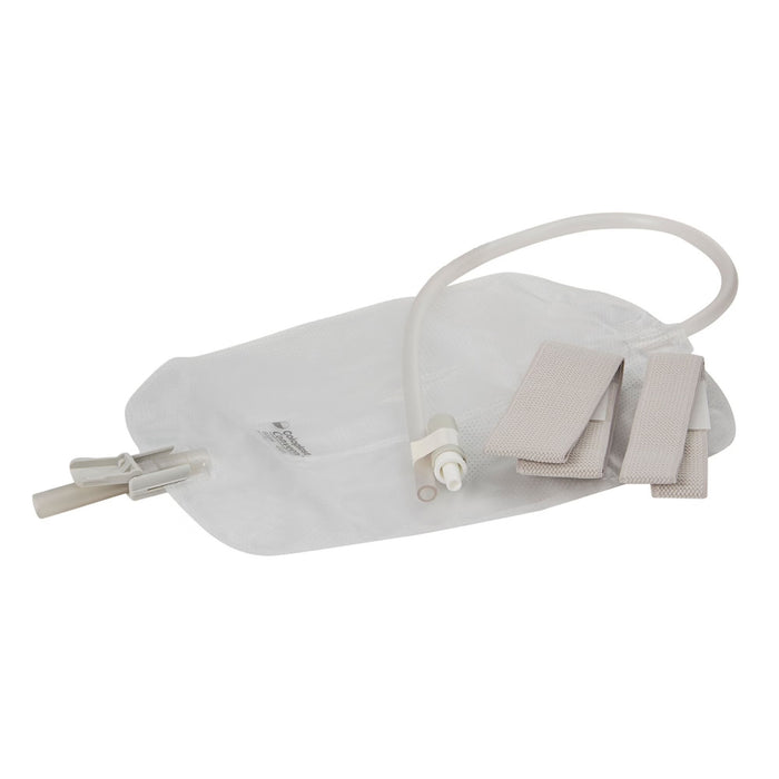 Coloplast Conveen Contour Urinary Leg Bag, Anti-Reflux Valve, Polyethylene/Flocked, 800mL