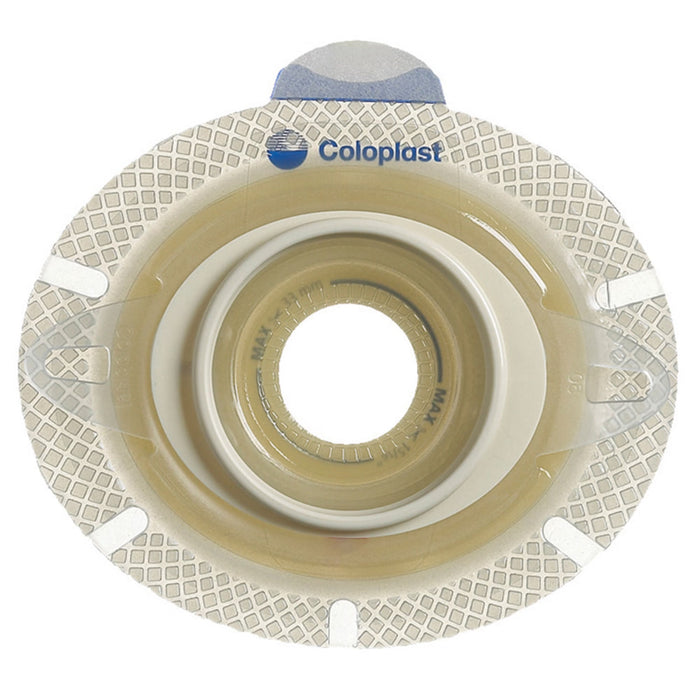 Coloplast SenSura Click Xpro Flat Ostomy Skin Barrier, Pre-Cut 13/16" Opening, 40mm Flange, Green, Box of 5 - 10016 - LL Medico
