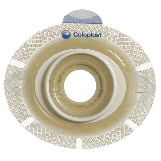 Coloplast SenSura Click Xpro Flat Ostomy Skin Barrier, Pre-Cut 13/16" Opening, 40mm Flange, Green, Box of 5 - 10016 - LL Medico
