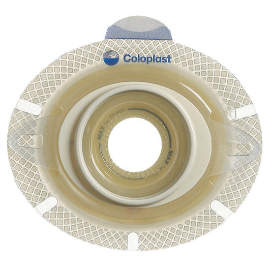 Coloplast SenSura Click Xpro Ostomy Skin Barrier, Flat, Pre-Cut, 33 mm Stoma Opening, 40 mm Flange, Green, Extended Wear, Box of 5 - 10017 - LL Medico