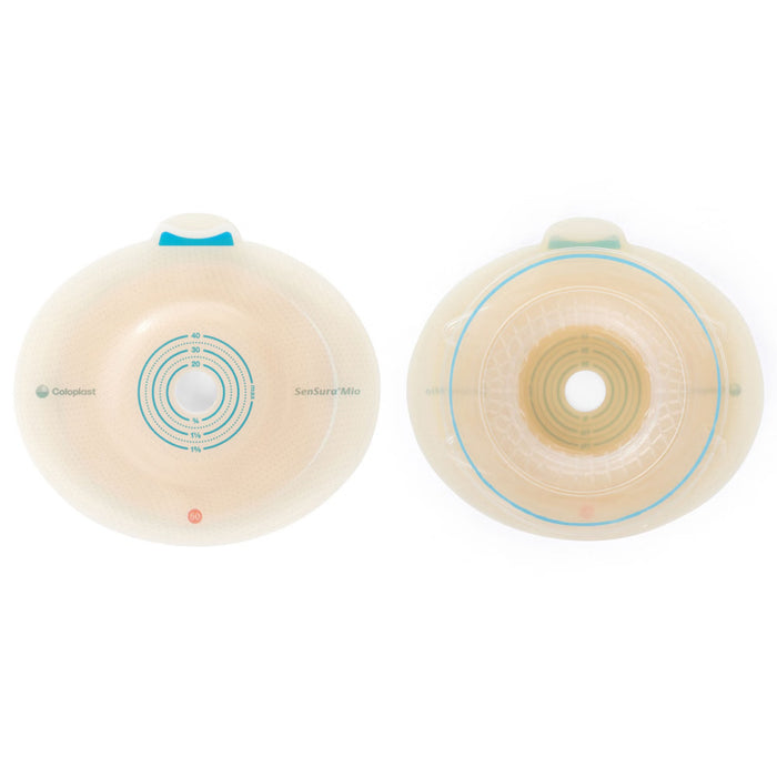 Coloplast SenSura Mio Convex Two-Piece Skin Barrier, Convex Light, Cut-to-Fit, 50 mm Flange, Red