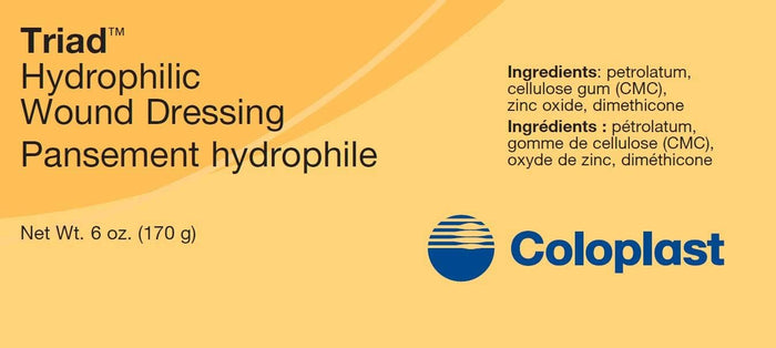Coloplast Triad Hydrophilic Wound Dressing, 6 oz - 1967-Single - LL Medico