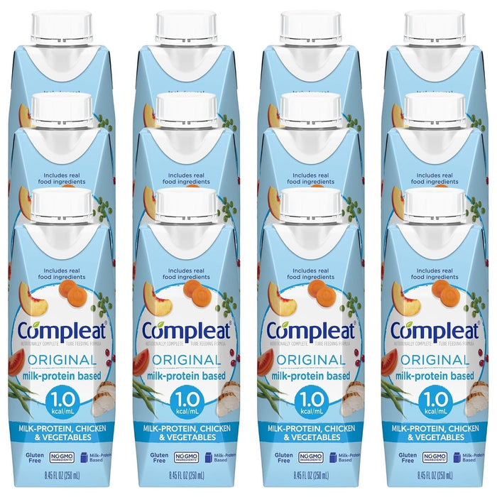 Compleat Original Tube Feeding Formula, Unflavored, 8.45 oz - 10043900140107-Single - LL Medico