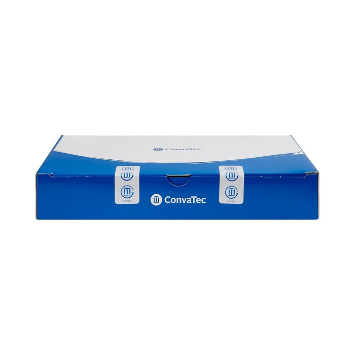 ConvaTec Esteem+ One-Piece Pouch, Flat, Cut-to-Fit, Transparent, 12-Inch, with Filter, Stomahesive, Standard Wear