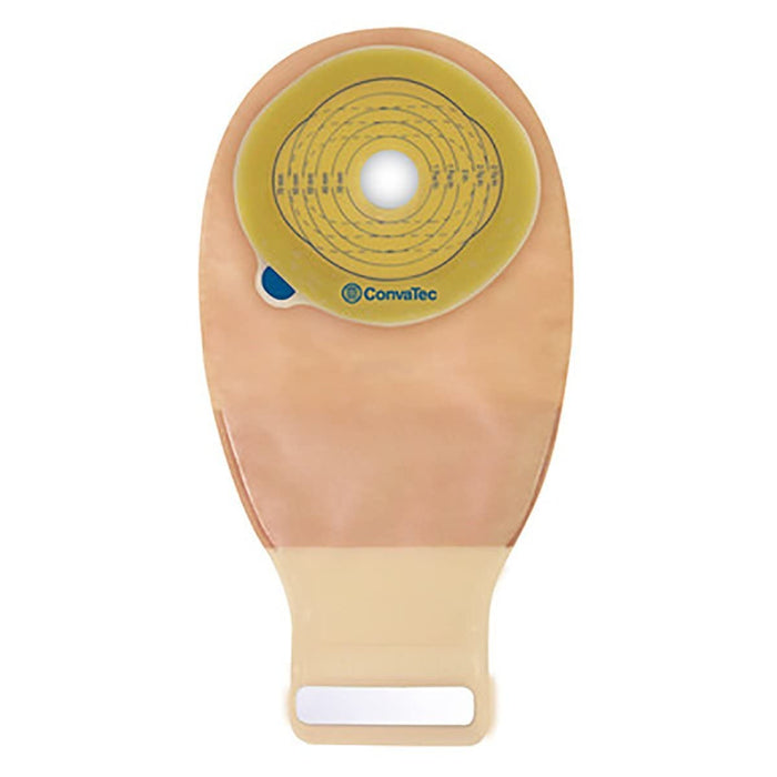 ConvaTec Esteem+ One-Piece Pouch, Flat, Cut-to-Fit, Transparent, 12-Inch, with Filter, Stomahesive, Standard Wear