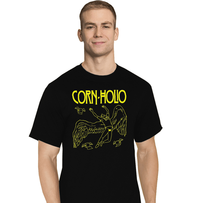 Shirts T-Shirts, Tall / Large / Black Corn Holio