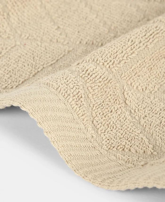 Cotton Terry Ultrasoft and Durable Patterned Hand Towel - Nomad (Pack of 2)