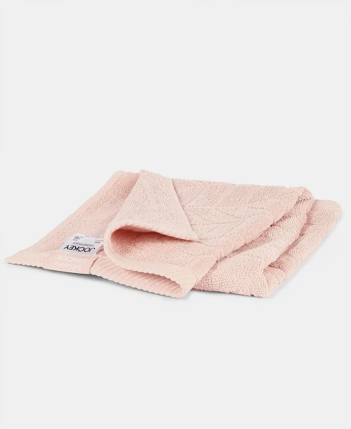 Cotton Terry Ultrasoft and Durable Patterned Hand Towel - Skin (Pack of 2)