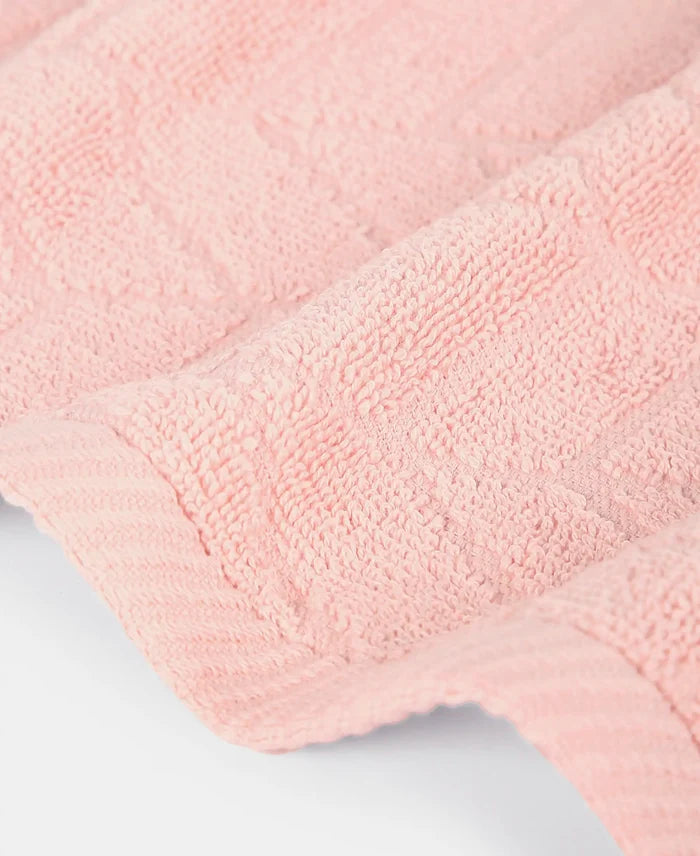 Cotton Terry Ultrasoft and Durable Patterned Hand Towel - Skin (Pack of 2)