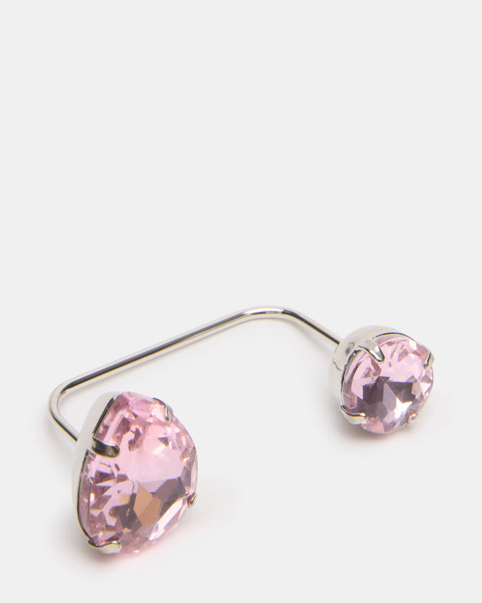 CRYSTAL TOE RING PINK