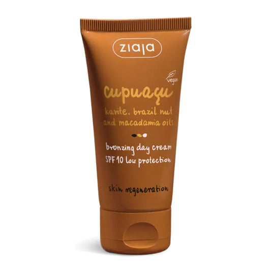 Cupuaçu Crema facial autobronceadora de día SPF10 - Ziaja