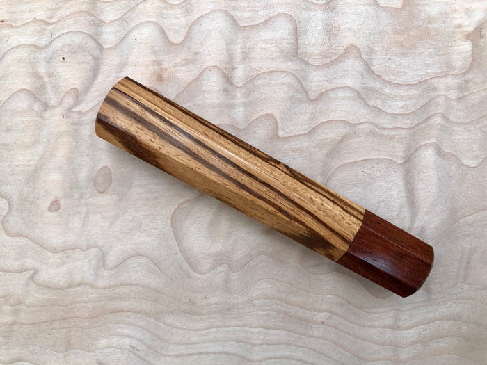 Custom Japanese Knife Handle (Wa Handle) - Zebrawood