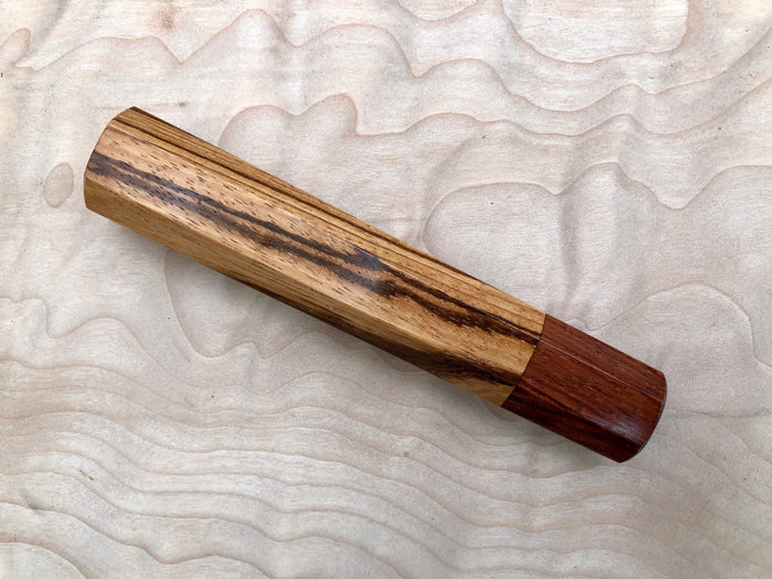 Custom Japanese Knife Handle (Wa Handle) - Zebrawood