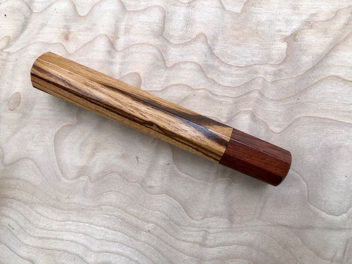 Custom Japanese Knife Handle (Wa Handle) - Zebrawood