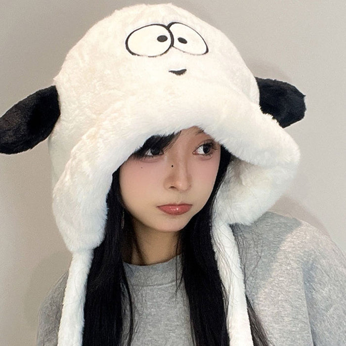 Cute Puppy Winter Hat with Ears