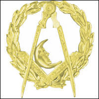 D1838 Grand Junior Deacon Jewel 2 1/2"