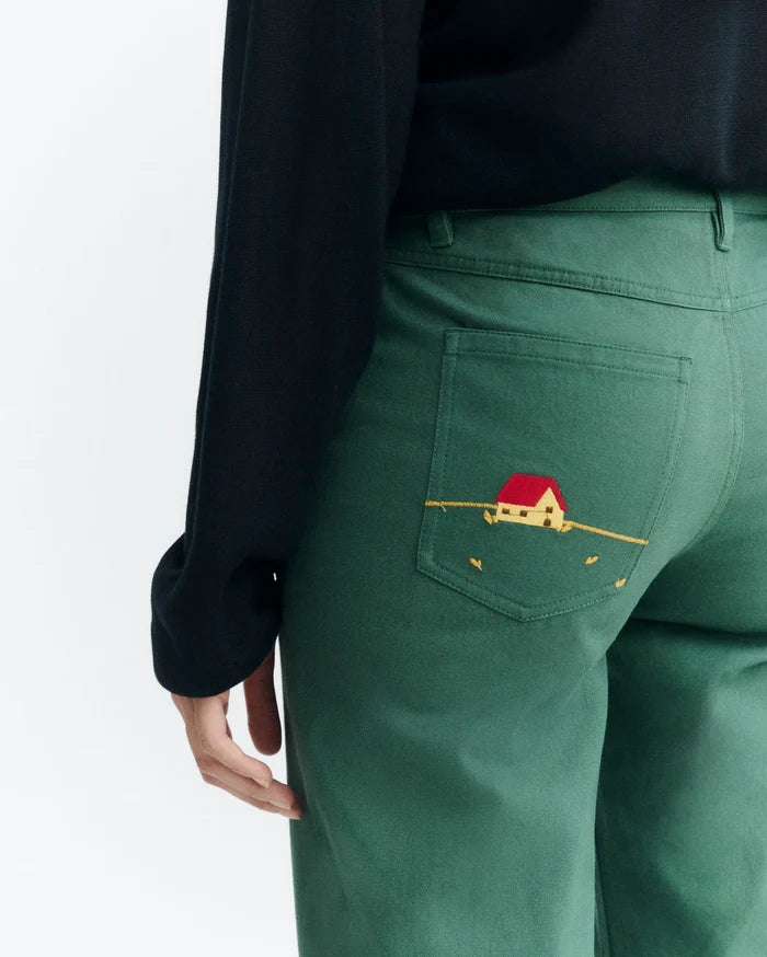 Dark Green Kettan Pants