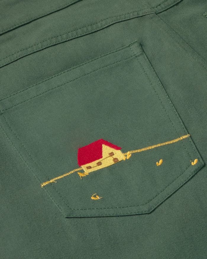 Dark Green Kettan Pants