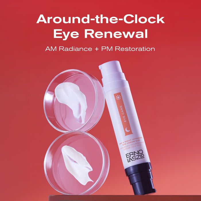 Around-the-Clock Eye Renewal 
AM Radiance + PM Restoration