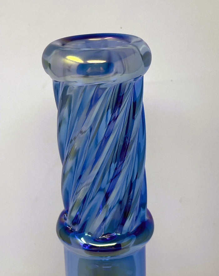 Dazzling Thick Twisted 12.5" Straight Water Pipe 8 arm tree percolator