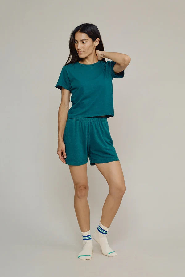 Deep Teal Sun Short