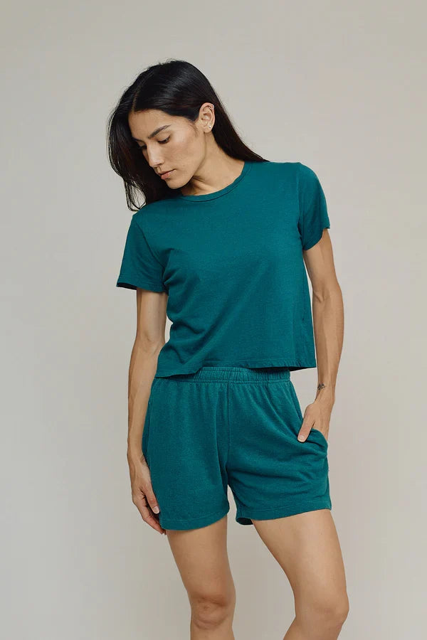Deep Teal Sun Short