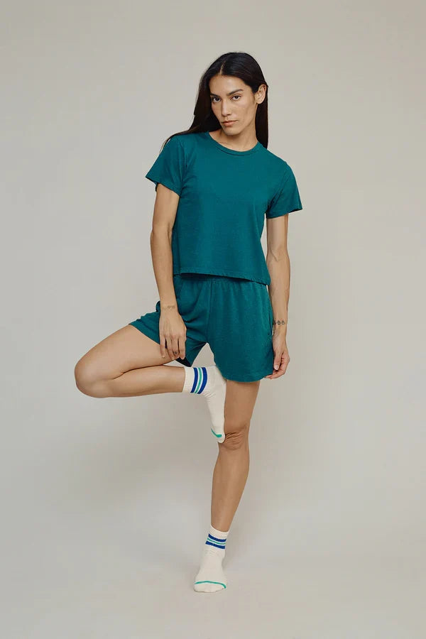 Deep Teal Sun Short
