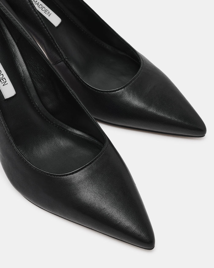 DELLA BLACK LEATHER