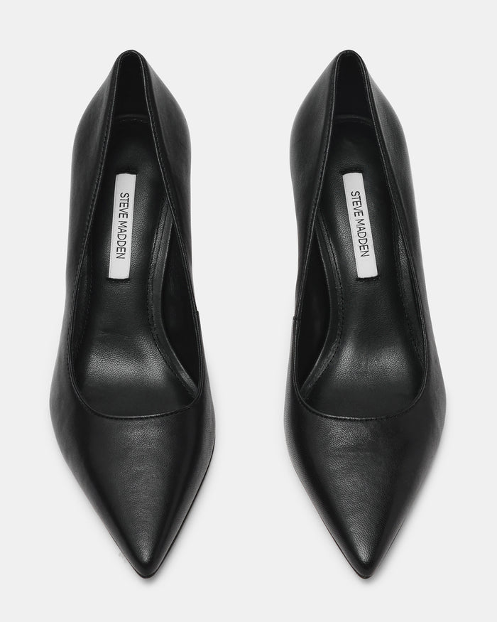 DELLA BLACK LEATHER