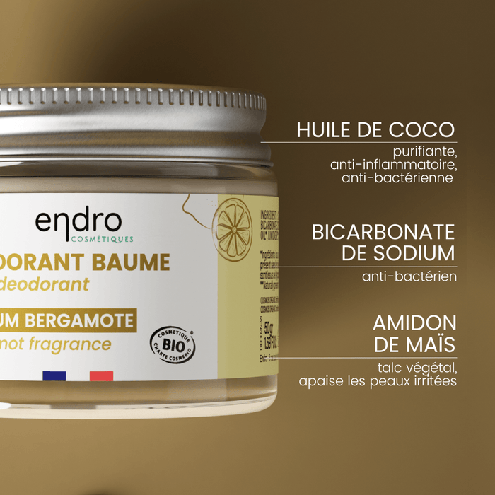 Déodorant Solide - Bergamote - Endro Cosmetiques