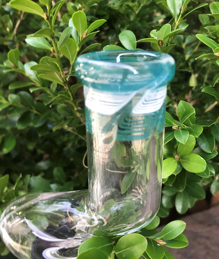 Double Zong 9" Globe Base Bong Thick glass Downstem 2-14mm Bowl