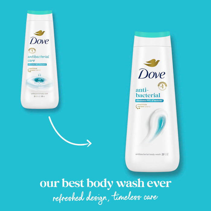 Dove Care & Protect Antibacterial Body Wash, 22 fl oz