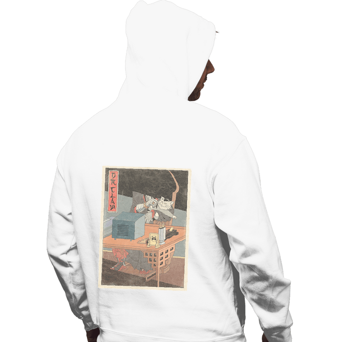 Zippered Hoodies, Unisex / Small / White