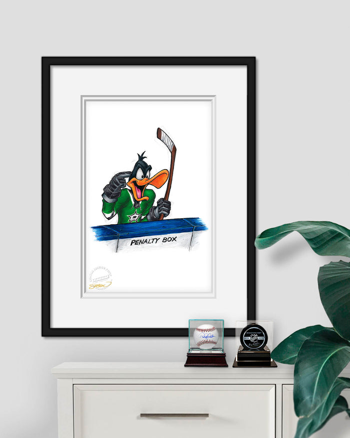 Duck Season Hockey Season x NHL Stars Daffy Duck Limited Edition Art Print